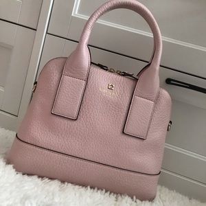 Kate Spade Southport Avenue Small Jenny Posy Pink w Crossbody Strap